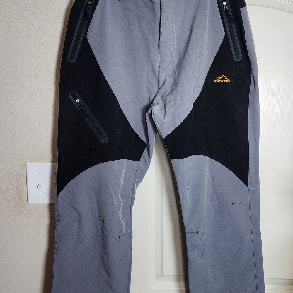 Magcomsen Outdoor Gray and Black‎ Hiking Pants